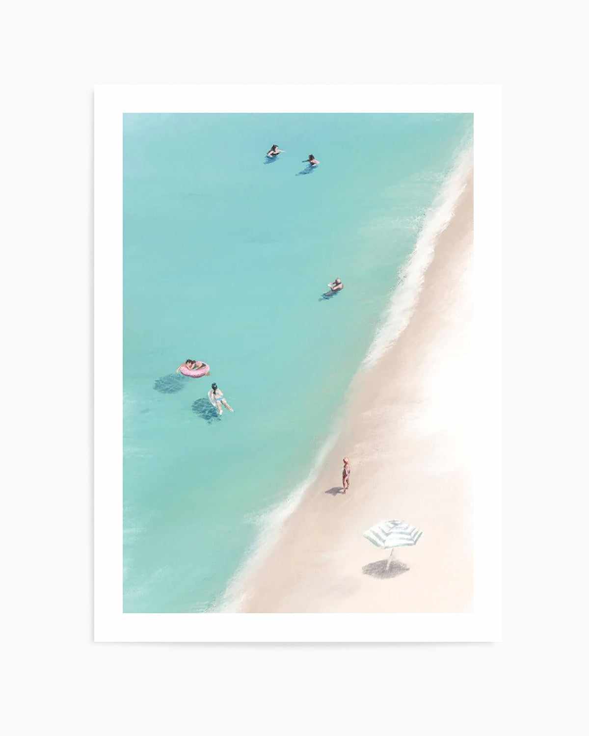 A Day at the Beach I Art Print