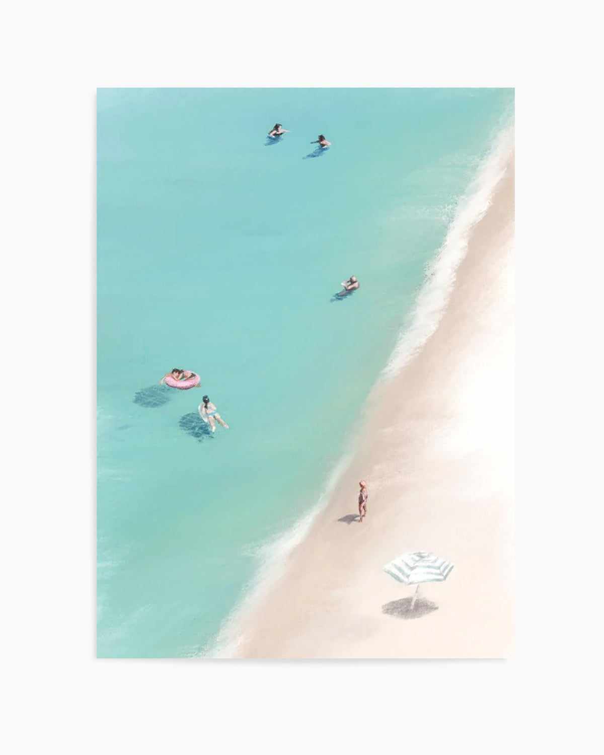 A Day at the Beach I Art Print