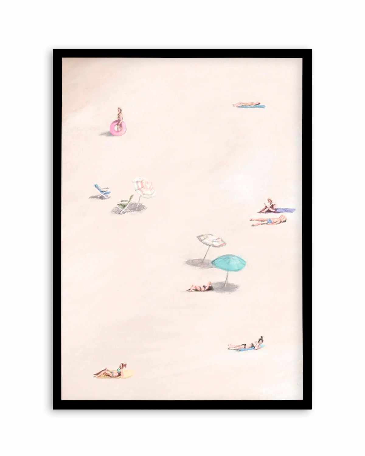 A Day at the Beach II Art Print