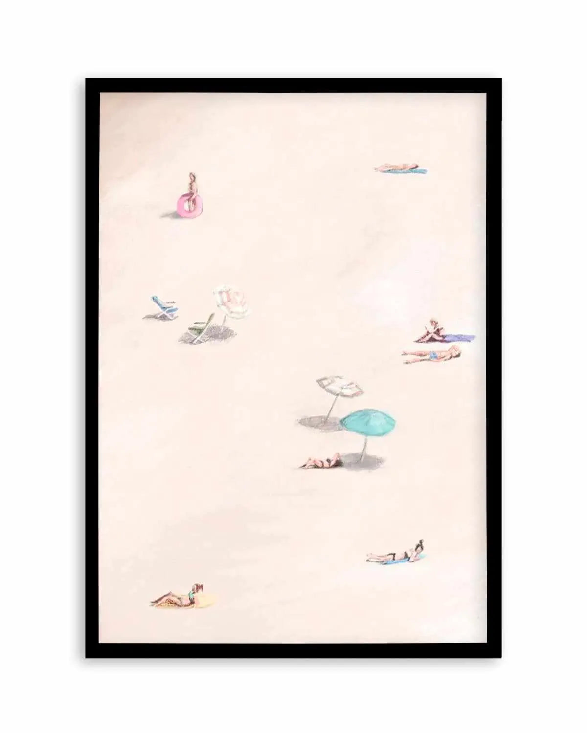 A Day at the Beach II Art Print from Olive et Oriel where you can shop wallpaper and artworks online