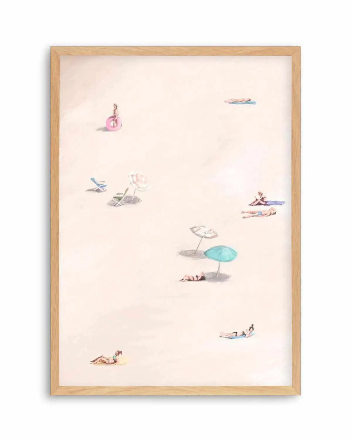 A Day at the Beach II Art Print from Olive et Oriel where you can shop wallpaper and artworks online