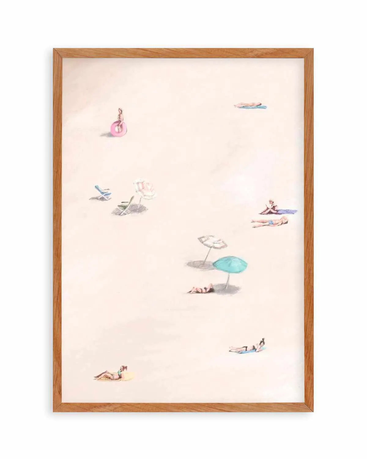 A Day at the Beach II Art Print from Olive et Oriel where you can shop wallpaper and artworks online