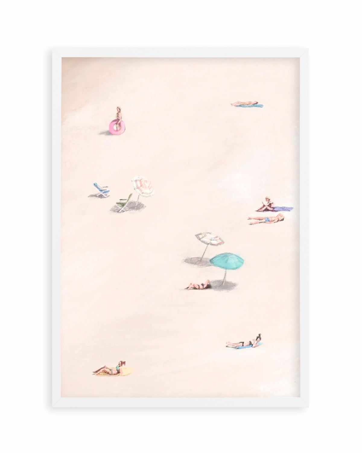 A Day at the Beach II Art Print