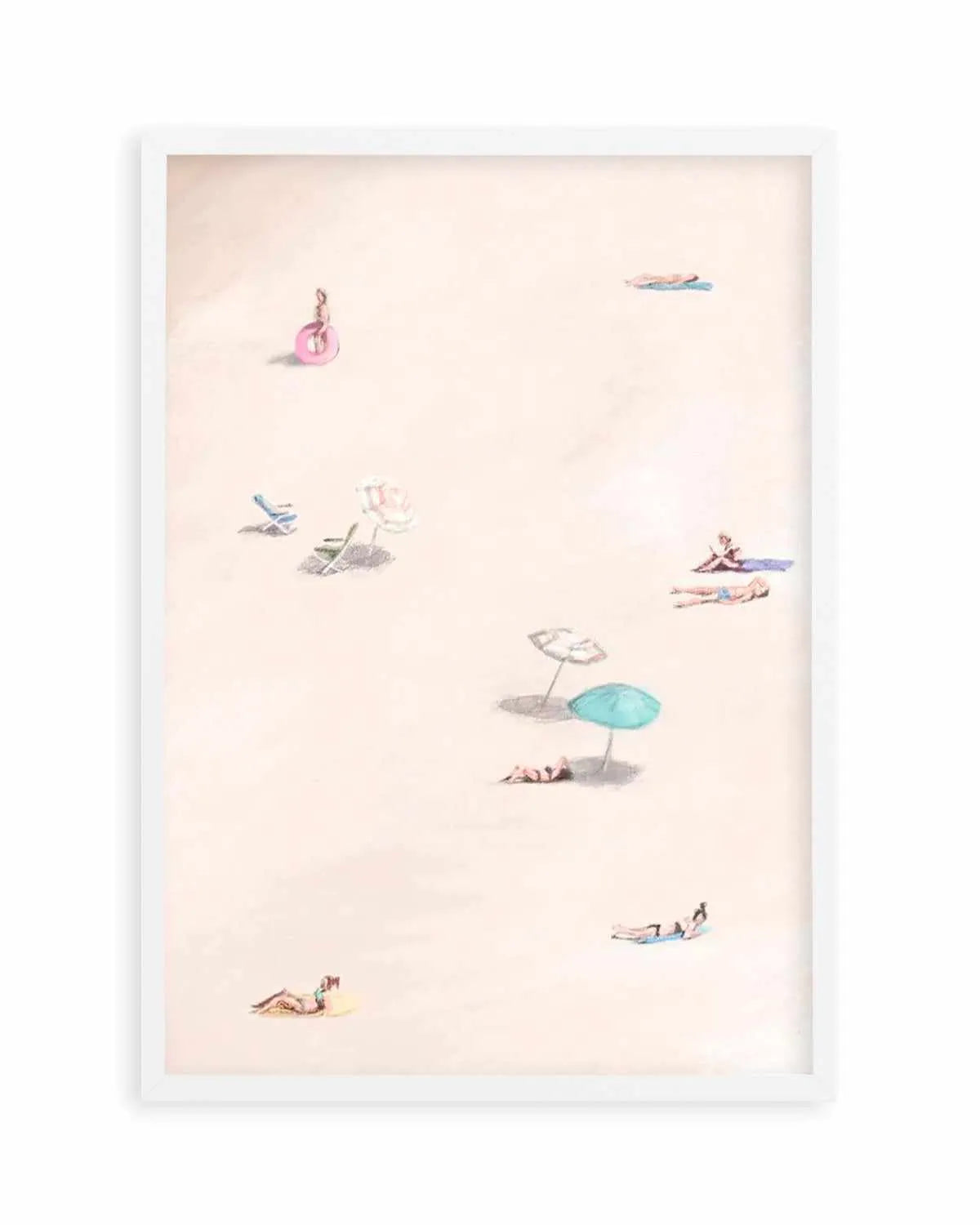 A Day at the Beach II Art Print from Olive et Oriel where you can shop wallpaper and artworks online