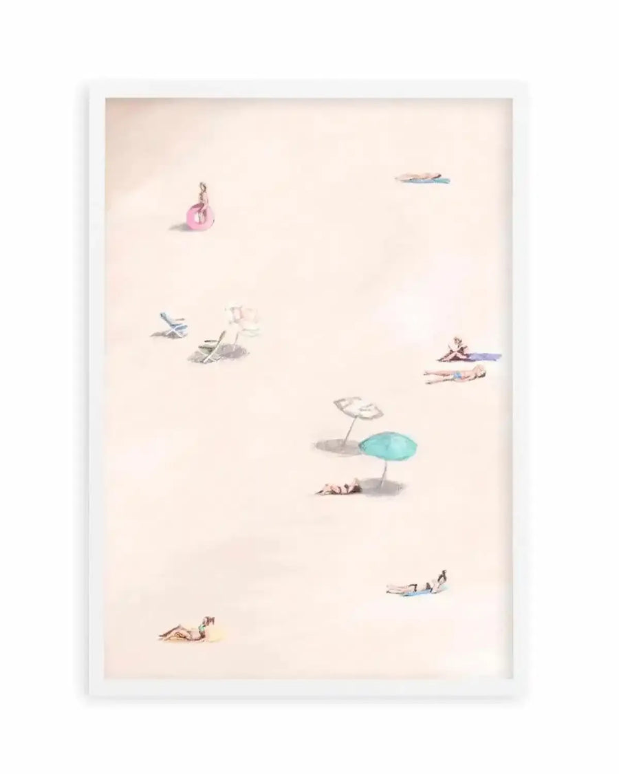 A Day at the Beach II Art Print from Olive et Oriel where you can shop wallpaper and artworks online