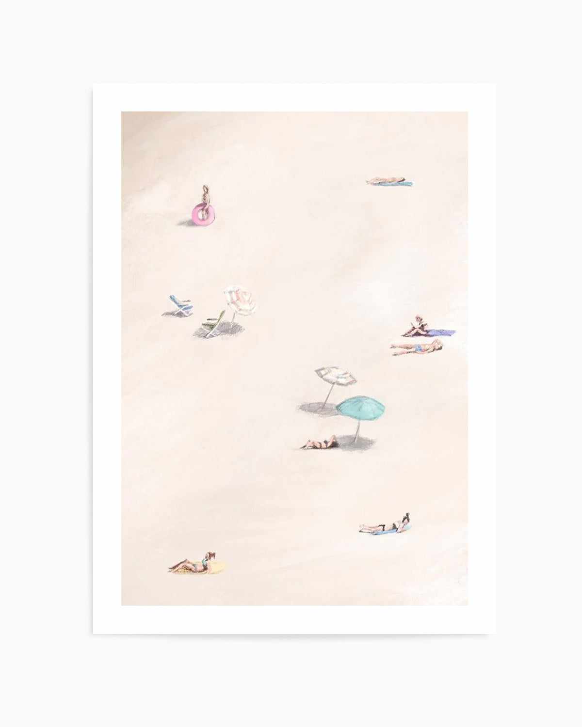 A Day at the Beach II Art Print