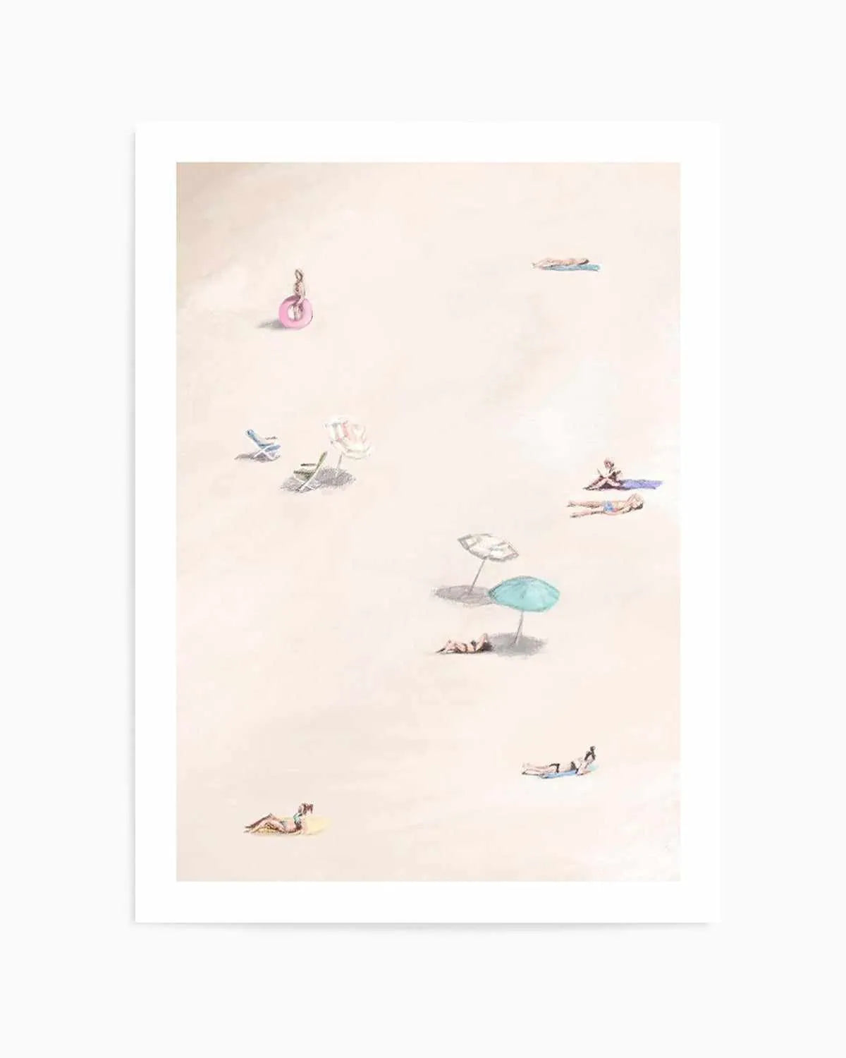 A Day at the Beach II Art Print from Olive et Oriel where you can shop wallpaper and artworks online