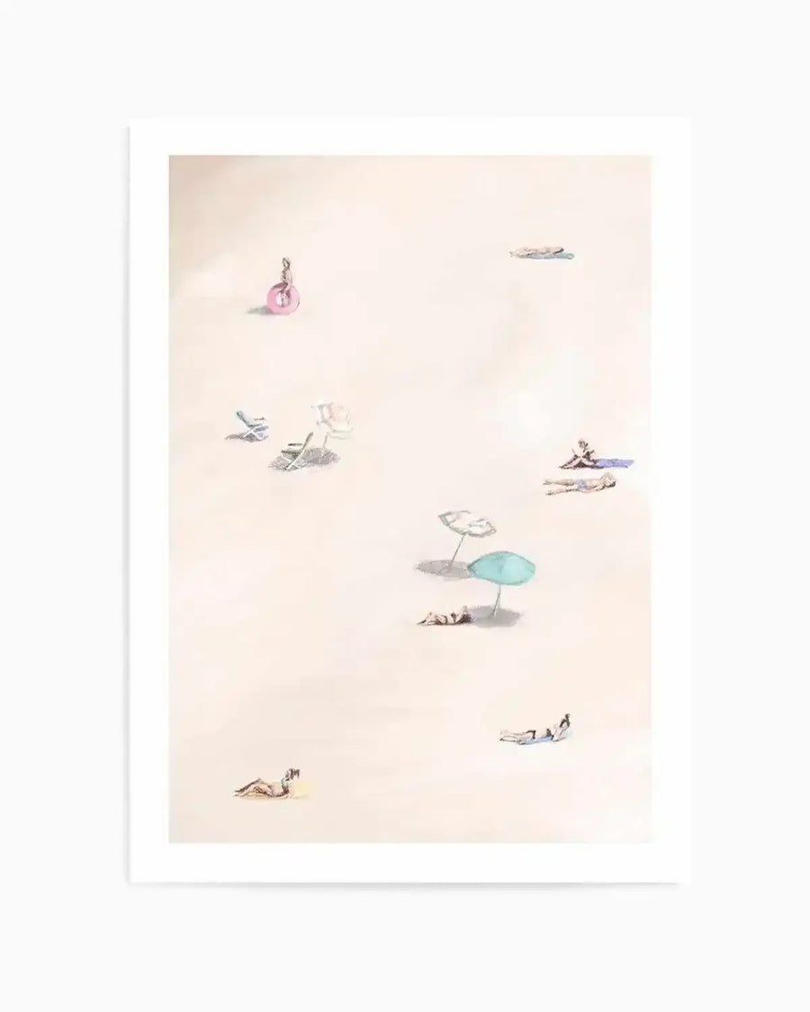 A Day at the Beach II Art Print from Olive et Oriel where you can shop wallpaper and artworks online