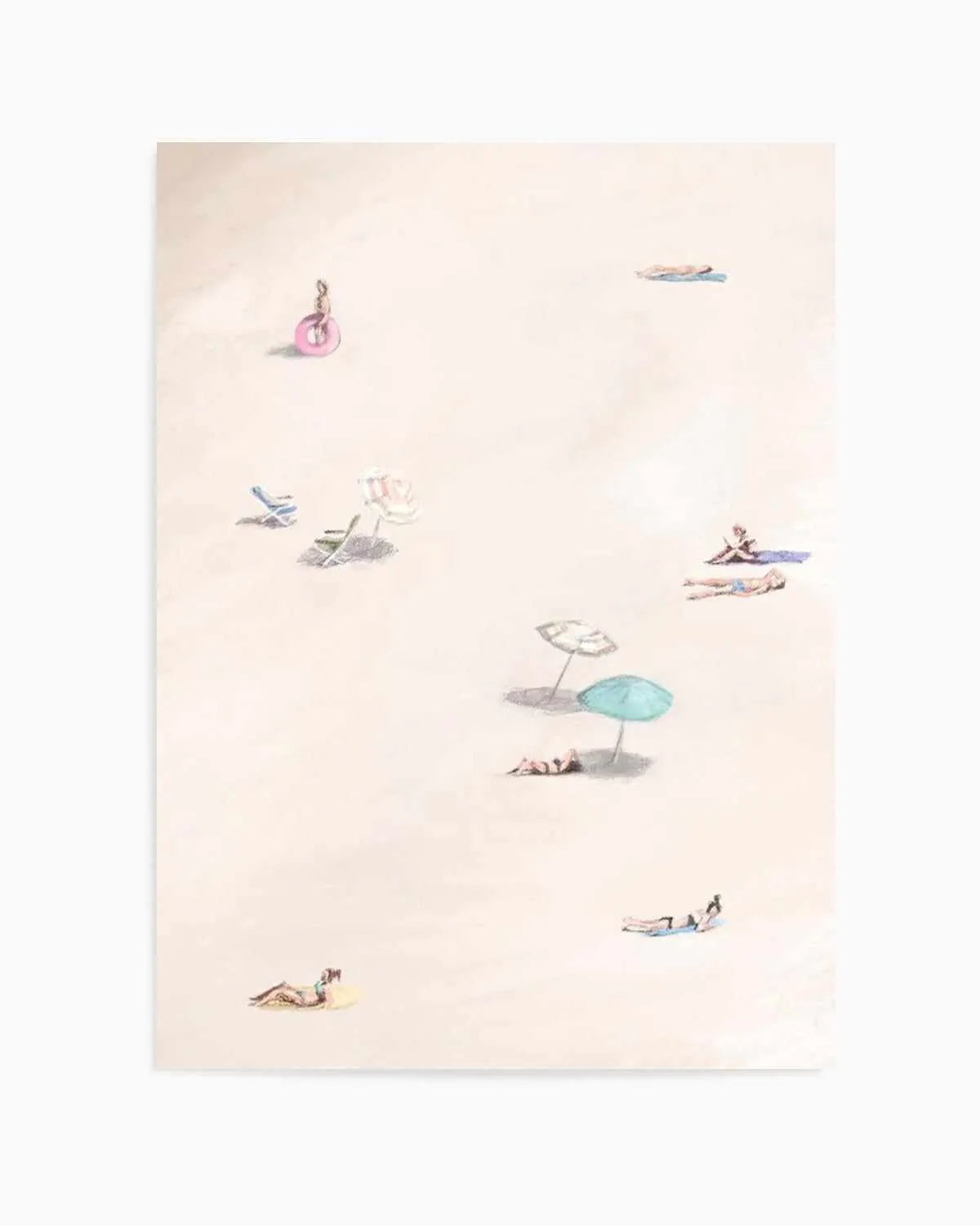 A Day at the Beach II Art Print from Olive et Oriel where you can shop wallpaper and artworks online