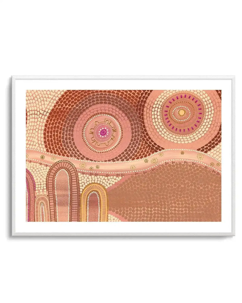 A Family's Journey By Domica Hill Art Print | LS-PRINT-Olive et Oriel-Domica Hill-A5 | 5.8" x 8.3" | 14.8 x 21cm-Unframed Art Print-With White Border-Buy-Australian-Art-Prints-Online-with-Olive-et-Oriel-Your-Artwork-Specialists-Austrailia-Decorate-With-Coastal-Photo-Wall-Art-Prints-From-Our-Beach-House-Artwork-Collection-Fine-Poster-and-Framed-Artwork