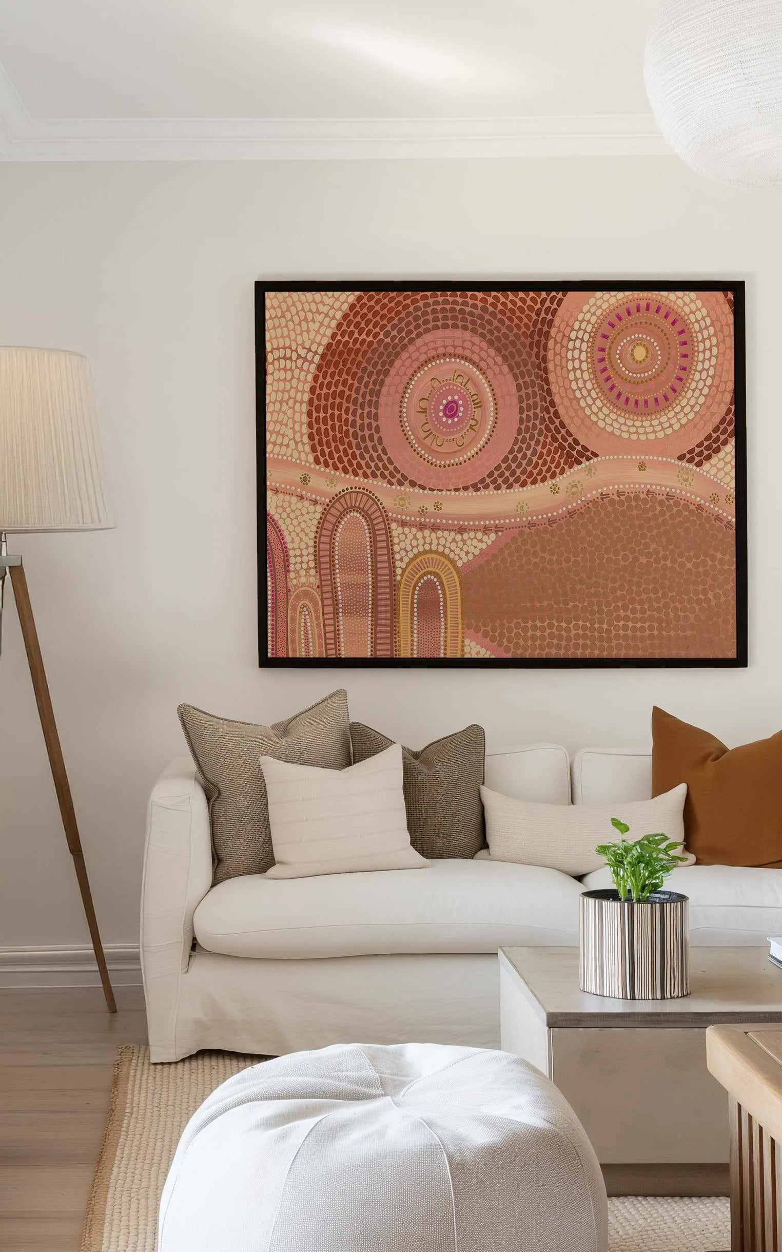 A Family's Journey LS by Domica Hill | Framed Canvas Art Print from Olive et Oriel where you can shop wallpaper and artworks online