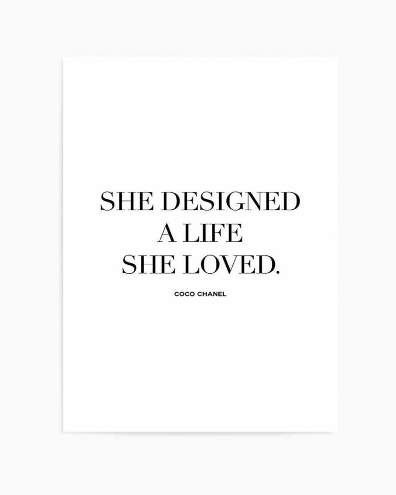Buy Coco Chanel Quote Print Coco Chanel Poster Coco Chanel Art Online in  India 