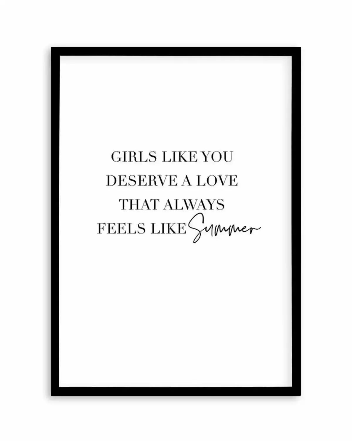 A Love Like Summer Art Print from Olive et Oriel where you can shop wallpaper and artworks online