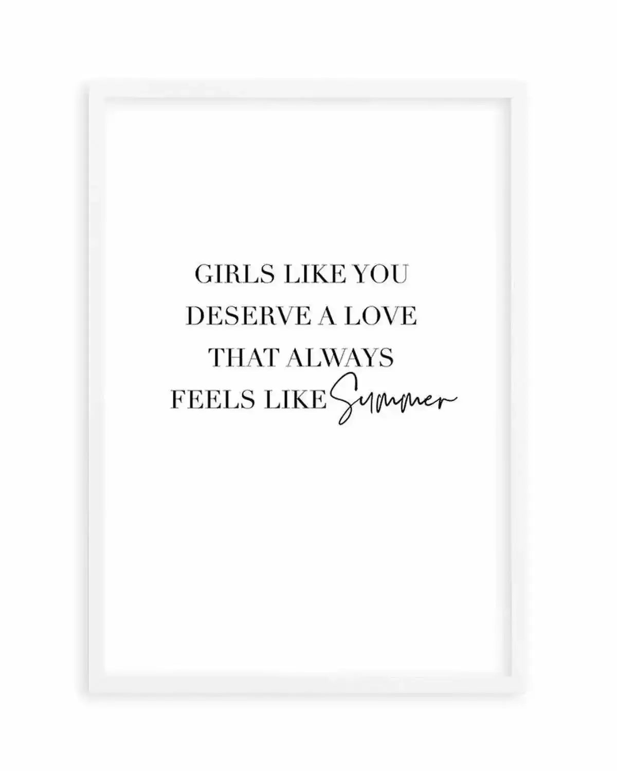 A Love Like Summer Art Print from Olive et Oriel where you can shop wallpaper and artworks online