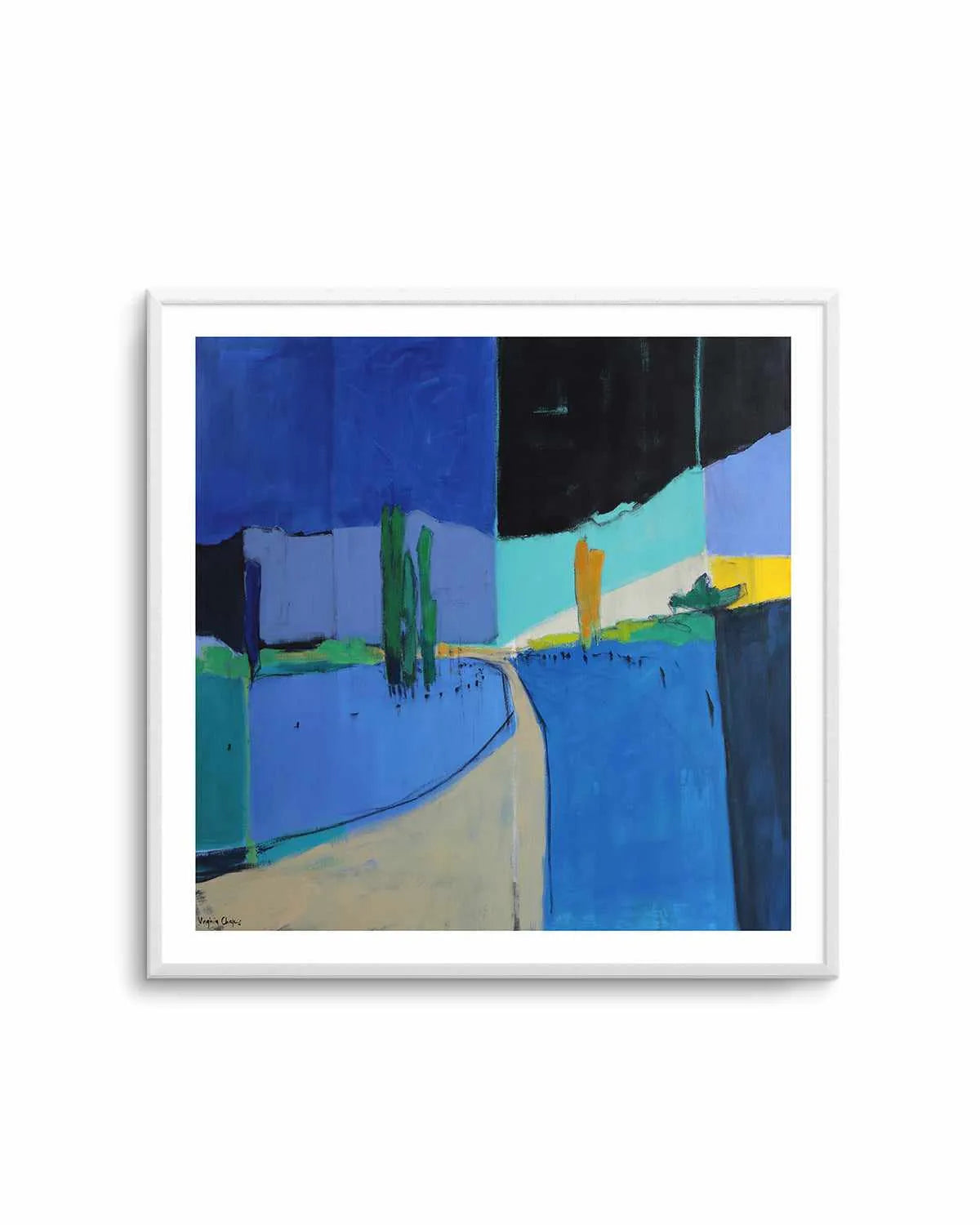 A Road Between by Virginia Chapuis Art Print from Olive et Oriel where you can shop wallpaper and artworks online