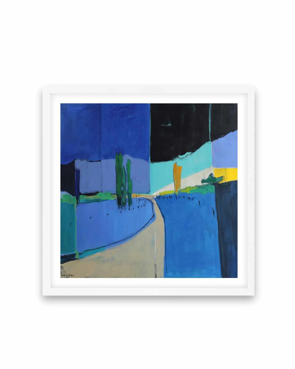 A Road Between by Virginia Chapuis Art Print from Olive et Oriel where you can shop wallpaper and artworks online