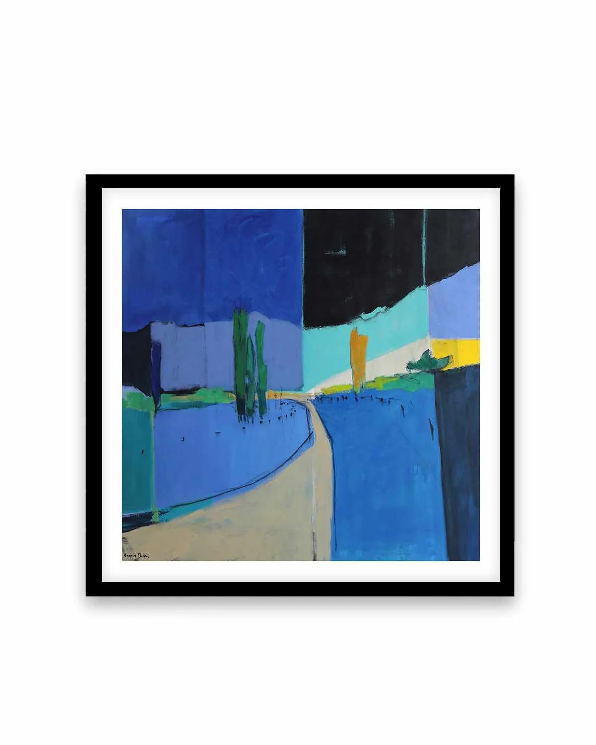 A Road Between by Virginia Chapuis Art Print from Olive et Oriel where you can shop wallpaper and artworks online