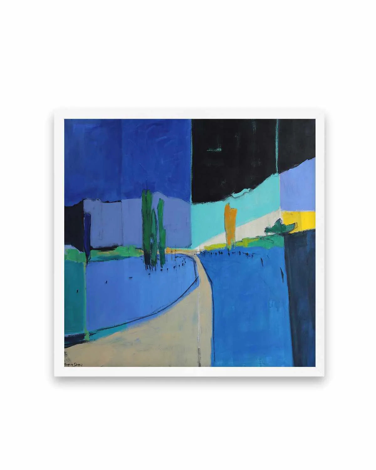 A Road Between by Virginia Chapuis Art Print from Olive et Oriel where you can shop wallpaper and artworks online