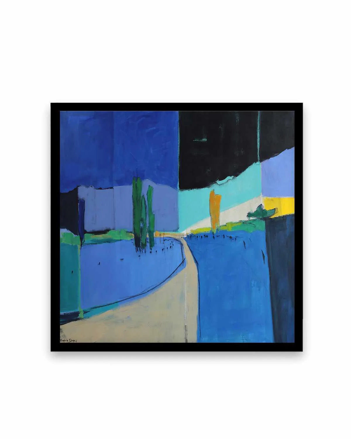 A Road Between by Virginia Chapuis Art Print from Olive et Oriel where you can shop wallpaper and artworks online