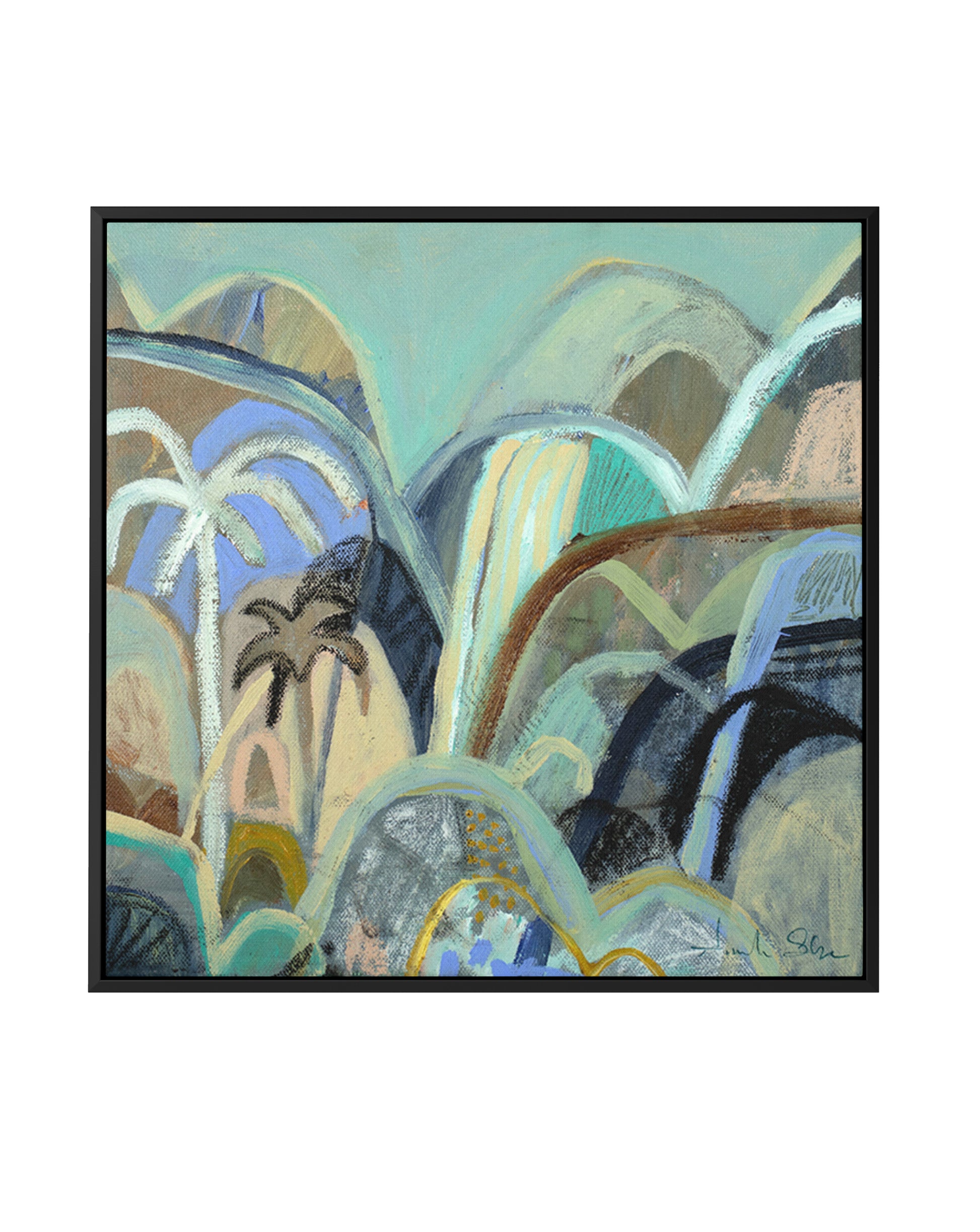 A Sense of Peace by Amanda Skye | Framed Canvas Art Print from Olive et Oriel where you can shop wallpaper and artworks online