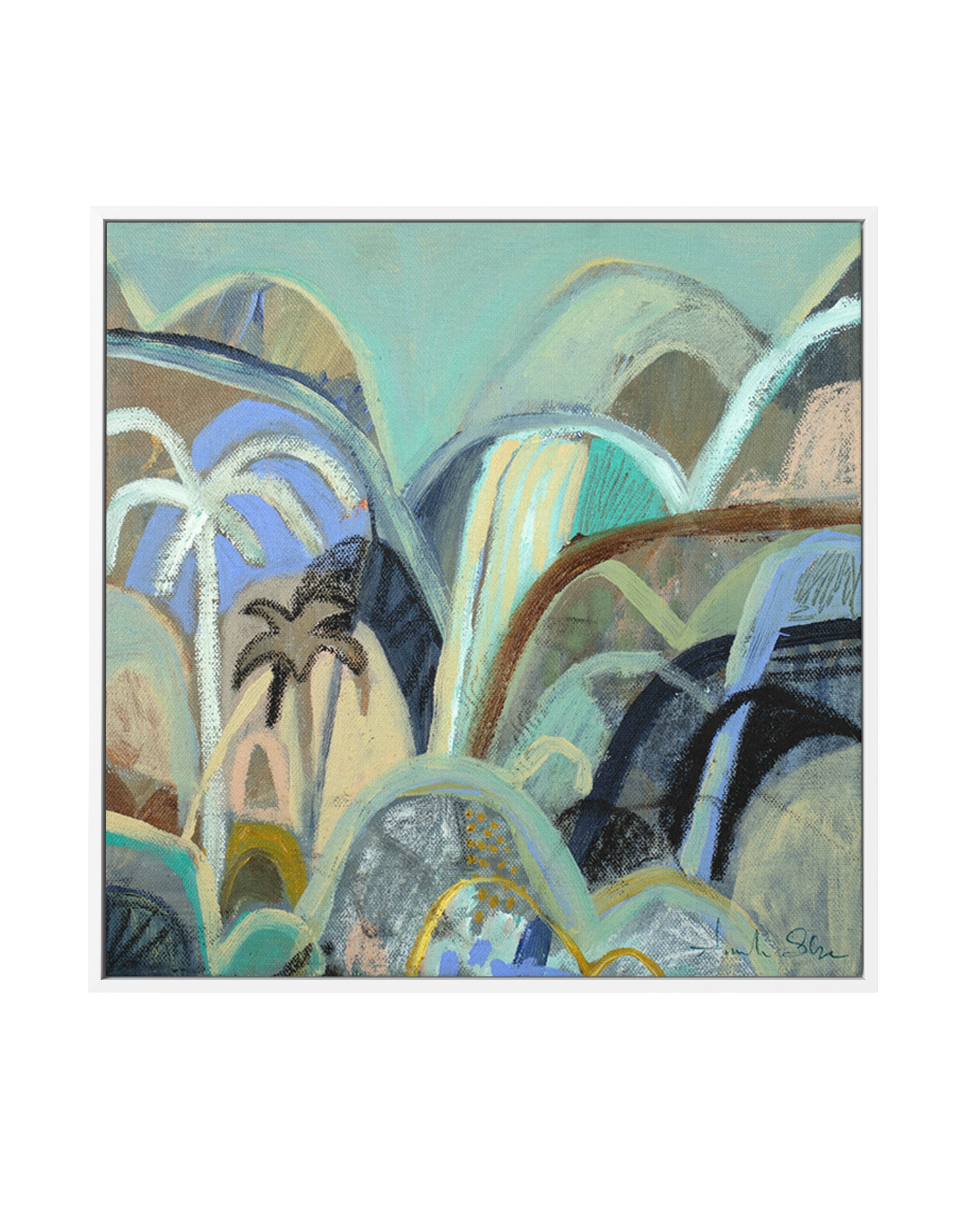 A Sense of Peace by Amanda Skye | Framed Canvas Art Print from Olive et Oriel where you can shop wallpaper and artworks online