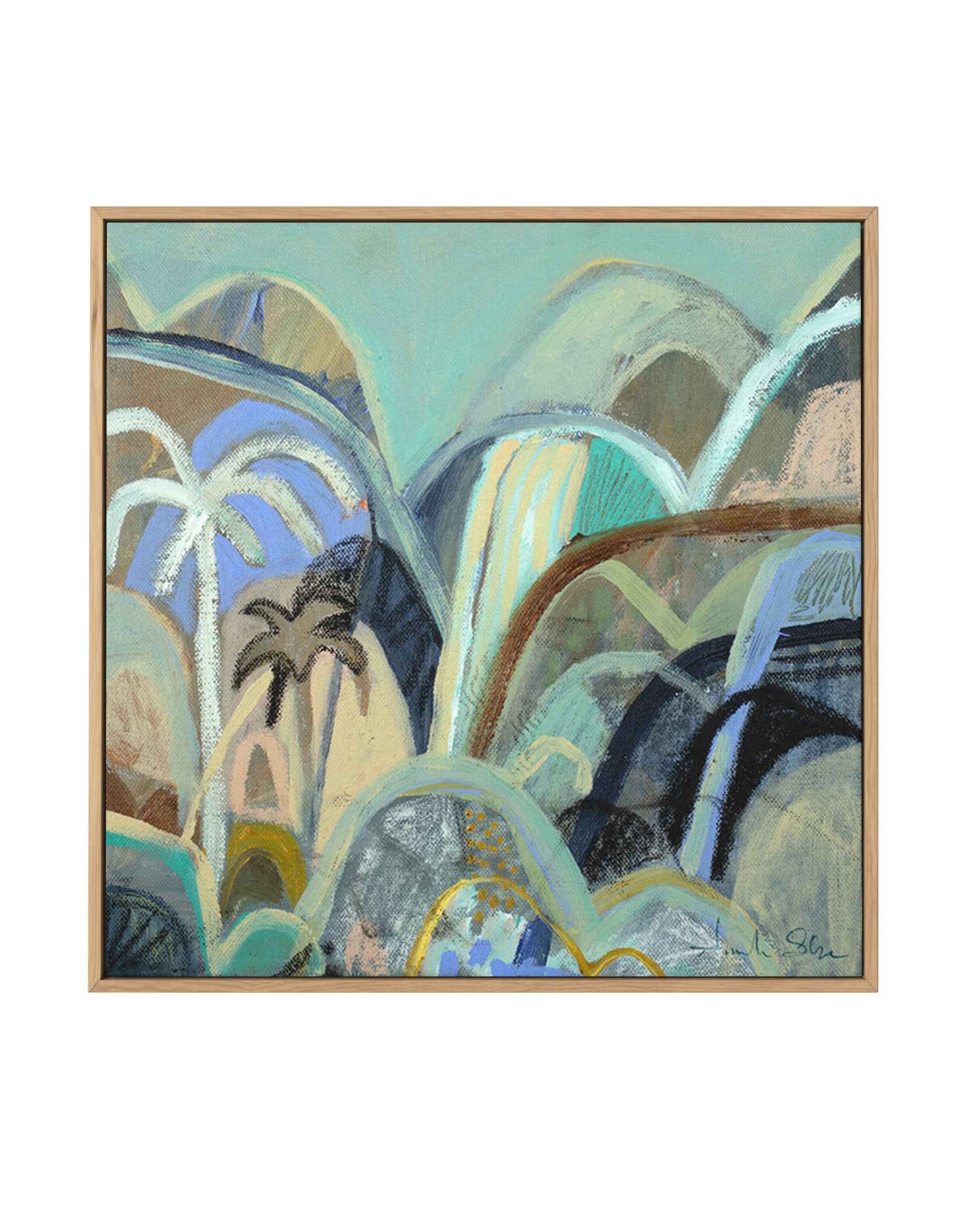 A Sense of Peace by Amanda Skye | Framed Canvas Art Print from Olive et Oriel where you can shop wallpaper and artworks online