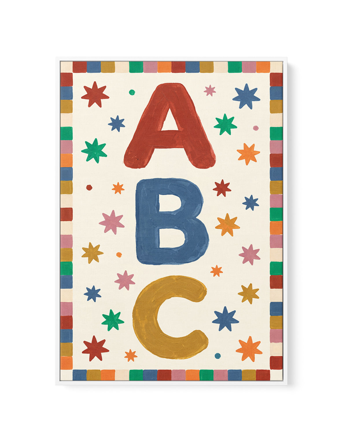 ABC | Framed Canvas Art Print