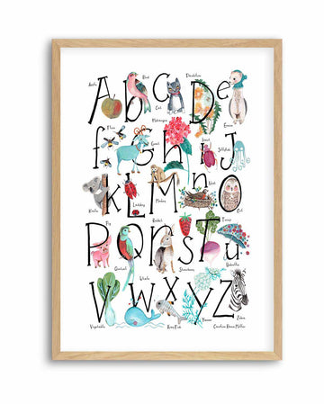 ABC illustration by Caroline Bonne Muller | Art Print from Olive et Oriel where you can shop wallpaper and artworks online