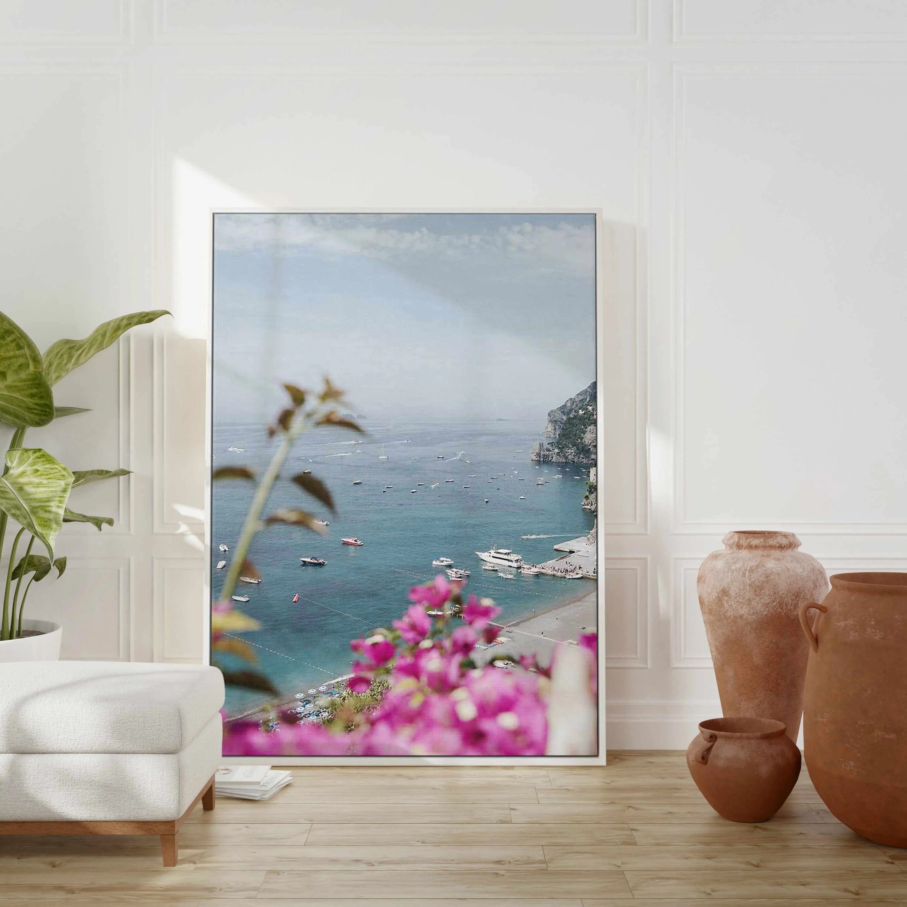 A Day On The Water by Renee Rae | Framed Canvas Art Print from Olive et Oriel where you can shop wallpaper and artworks online