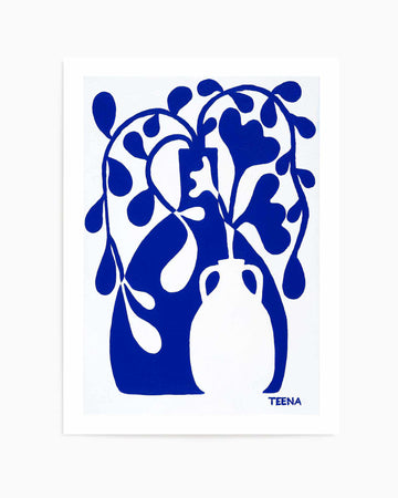 Allegra by Teena Zerefos | Art Print from Olive et Oriel where you can shop wallpaper and artworks online