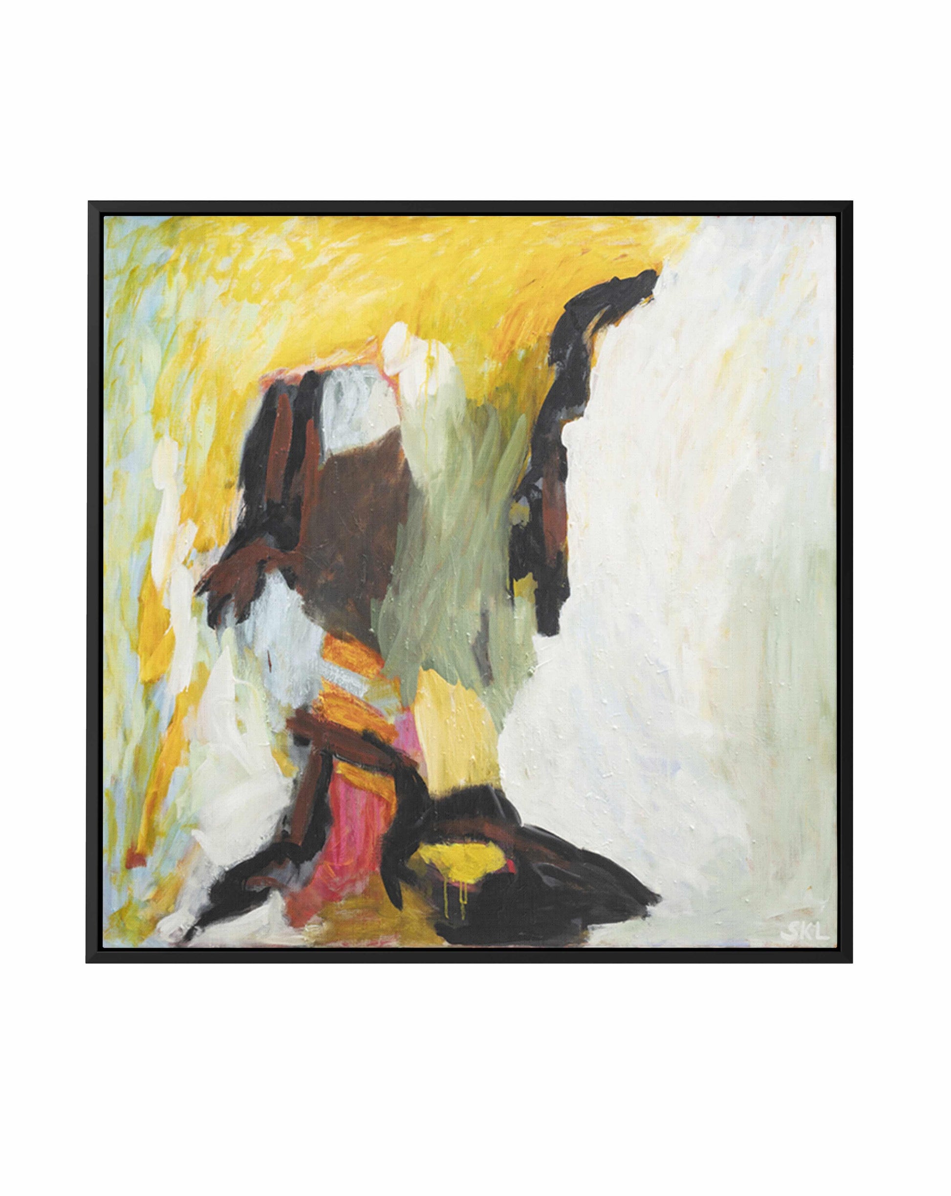 Another Smiling Face by Svend Kindt-Larsen | Framed Canvas Art Print from Olive et Oriel where you can shop wallpaper and artworks online