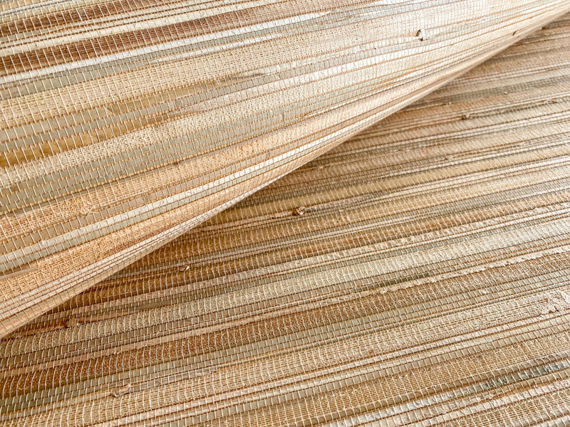 Hanalei Grasscloth Woven Wallpaper | Organica Collection from Olive et Oriel where you can shop wallpaper and artworks online