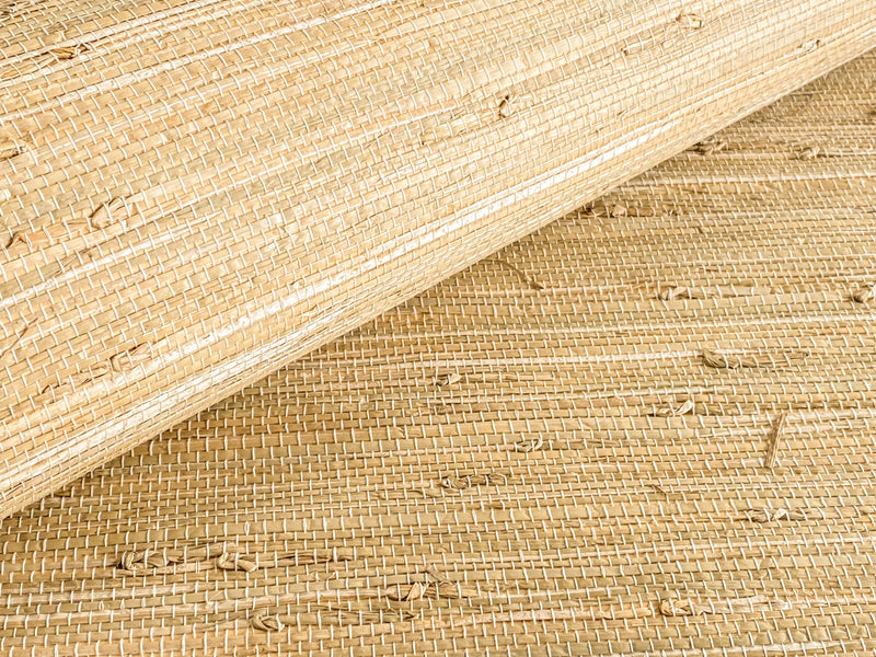 Noosa Grasscloth Woven Wallpaper | Organica Collection from Olive et Oriel where you can shop wallpaper and artworks online