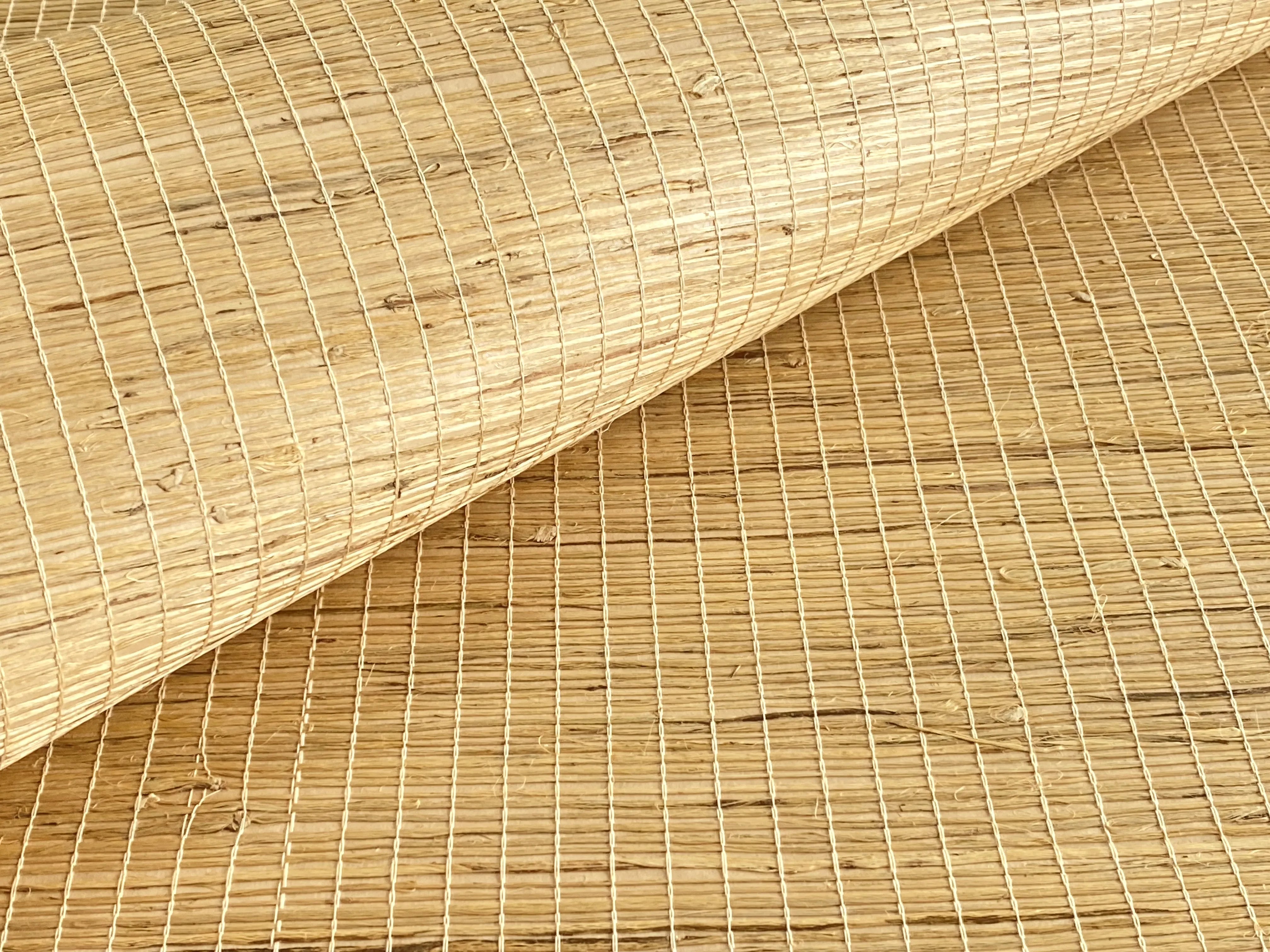 Rustic Grasscloth Wallpaper | Organica Collection from Olive et Oriel where you can shop wallpaper and artworks online