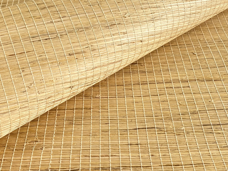 Rustic Grasscloth Wallpaper | Organica Collection from Olive et Oriel where you can shop wallpaper and artworks online