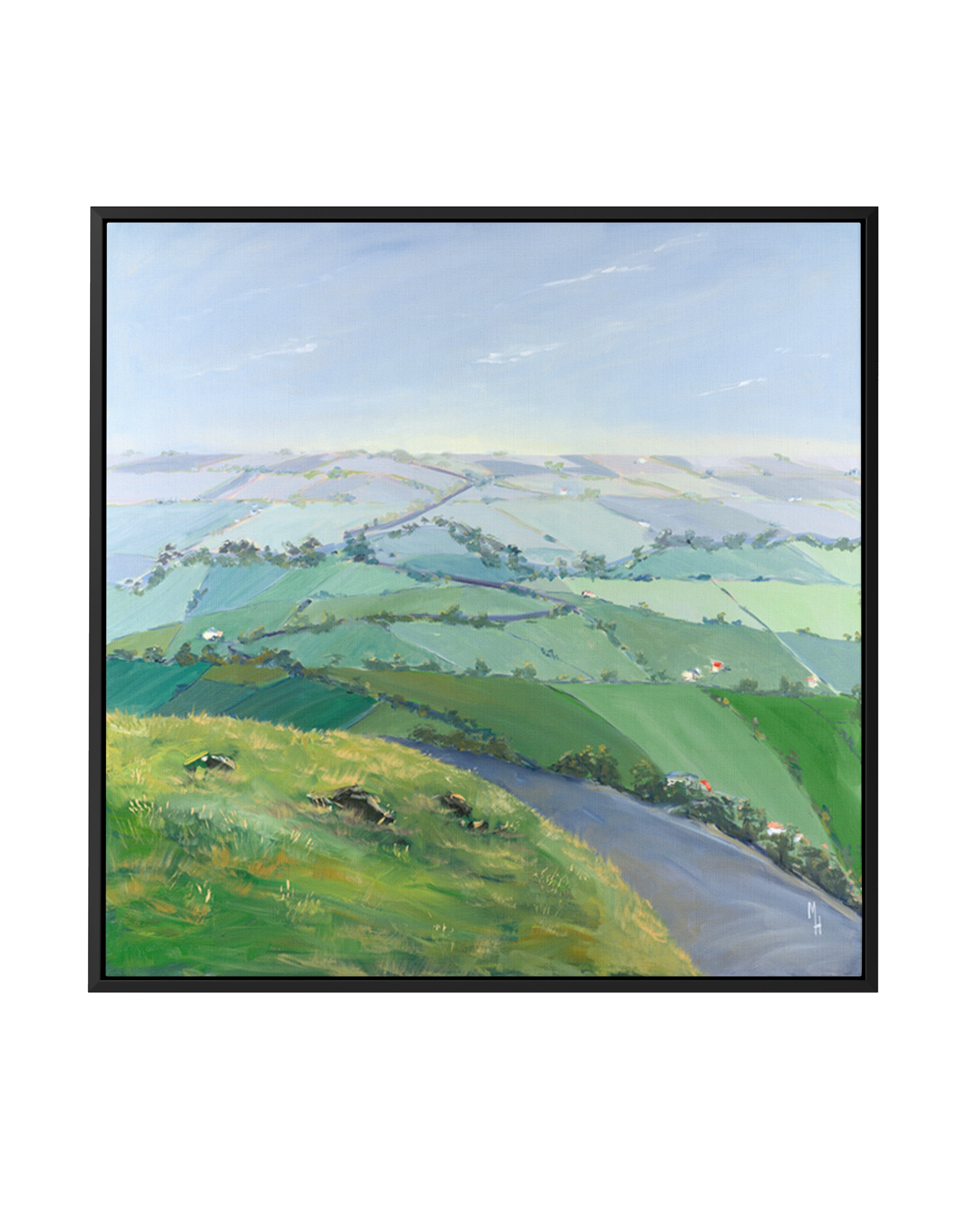As Far as the Eye can See Winter by Meredith Howse | Framed Canvas Art Print