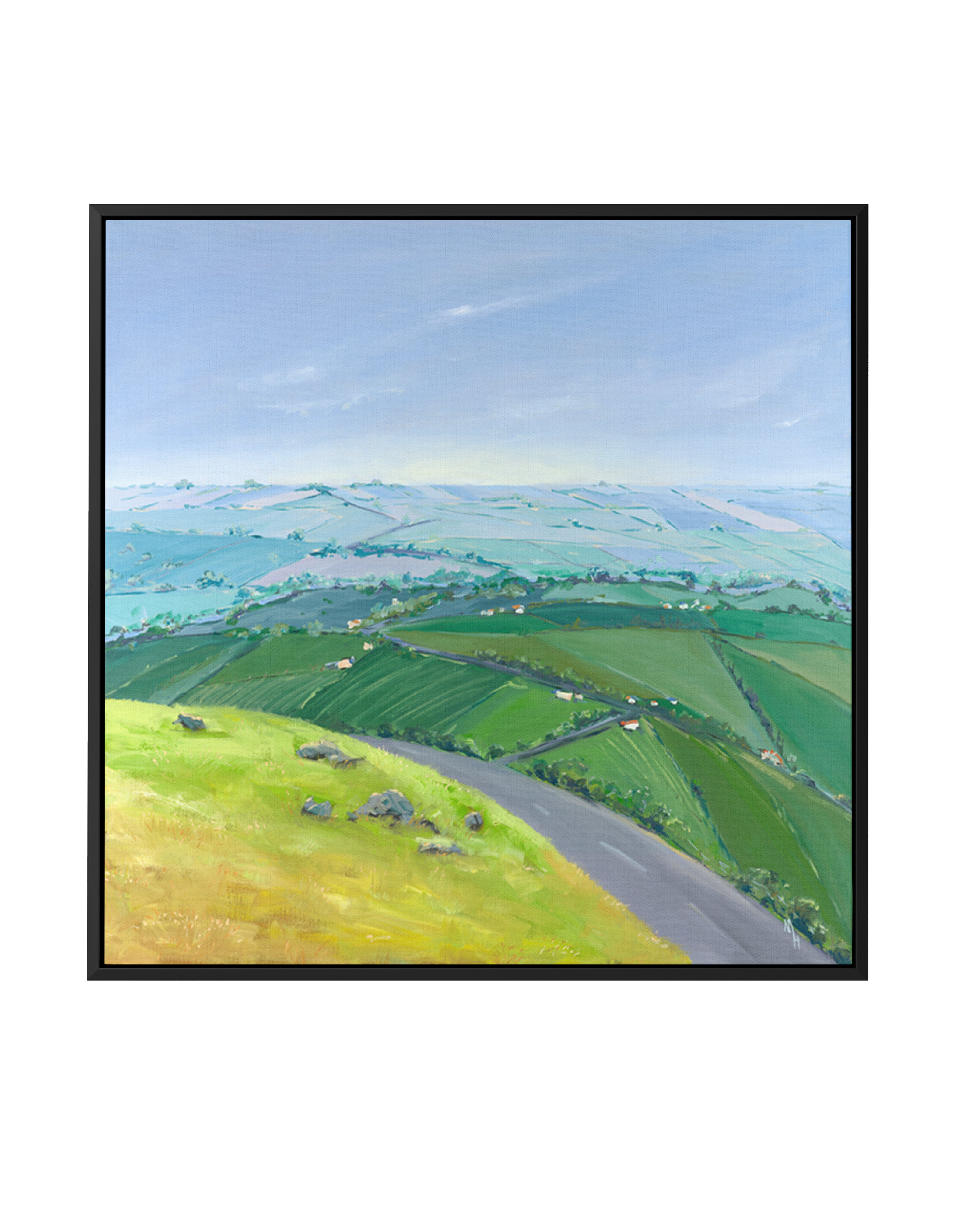 As Far as the Eye can See Summer by Meredith Howse | Framed Canvas Art Print