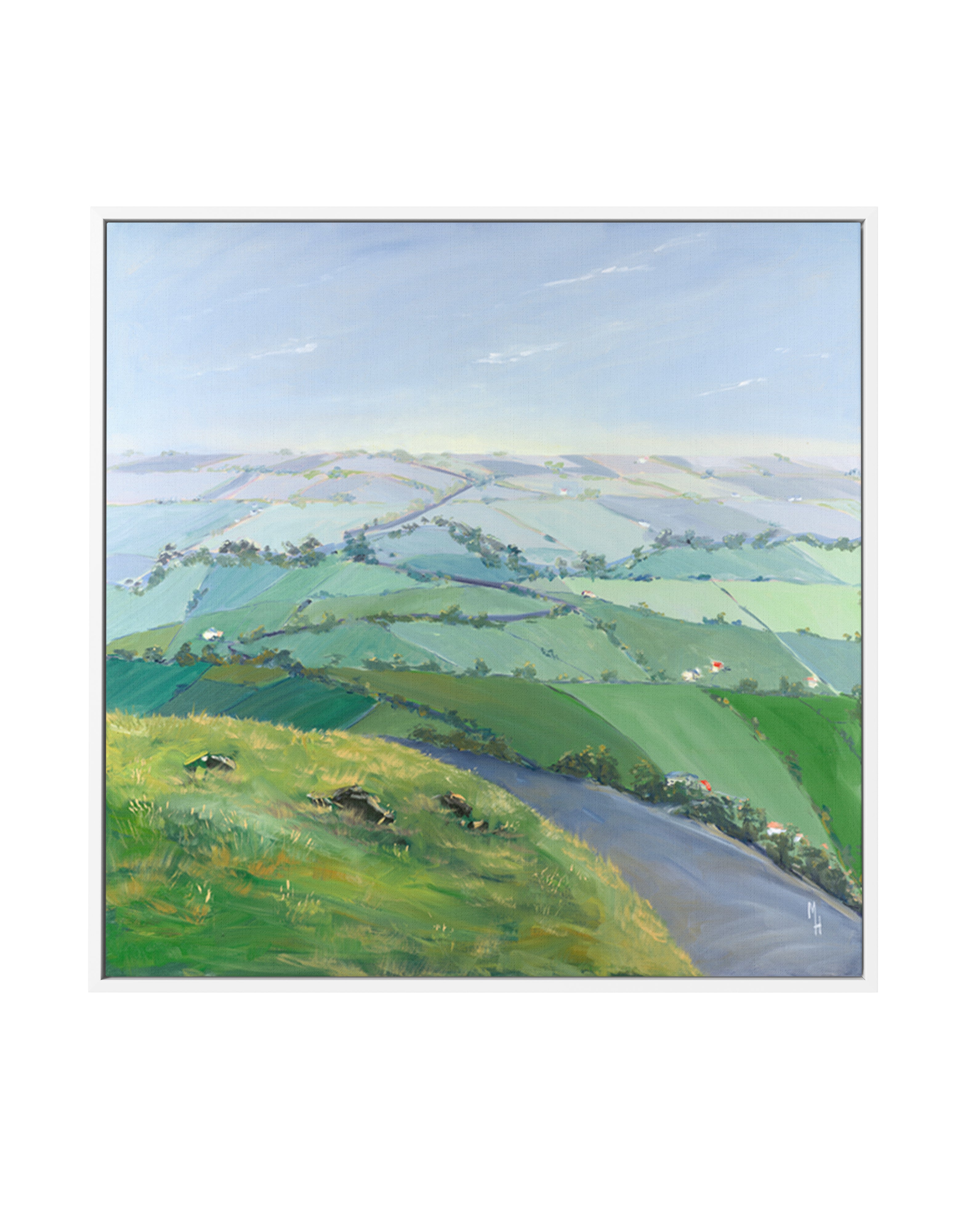 As Far as the Eye can See Winter by Meredith Howse | Framed Canvas Art Print