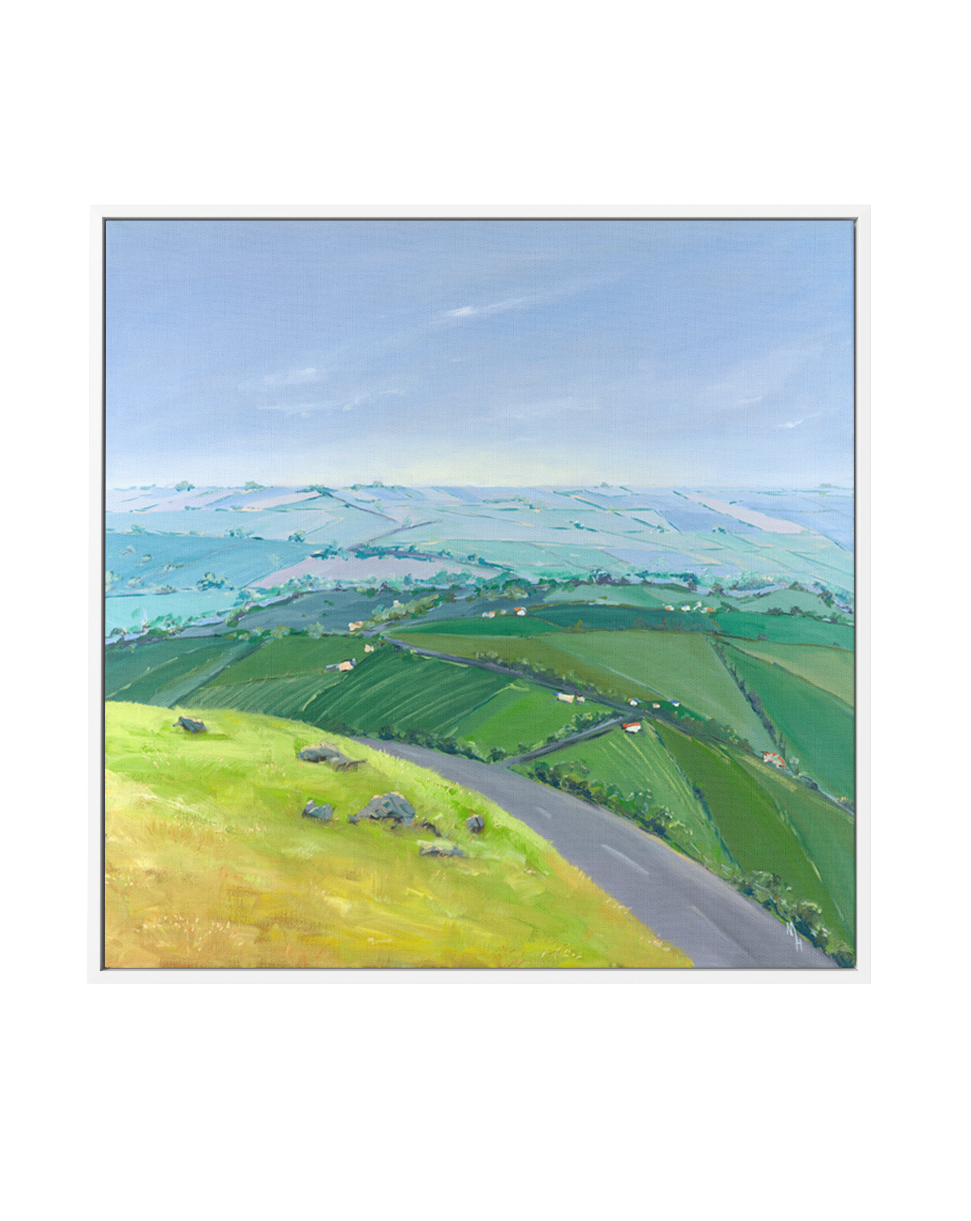 As Far as the Eye can See Summer by Meredith Howse | Framed Canvas Art Print