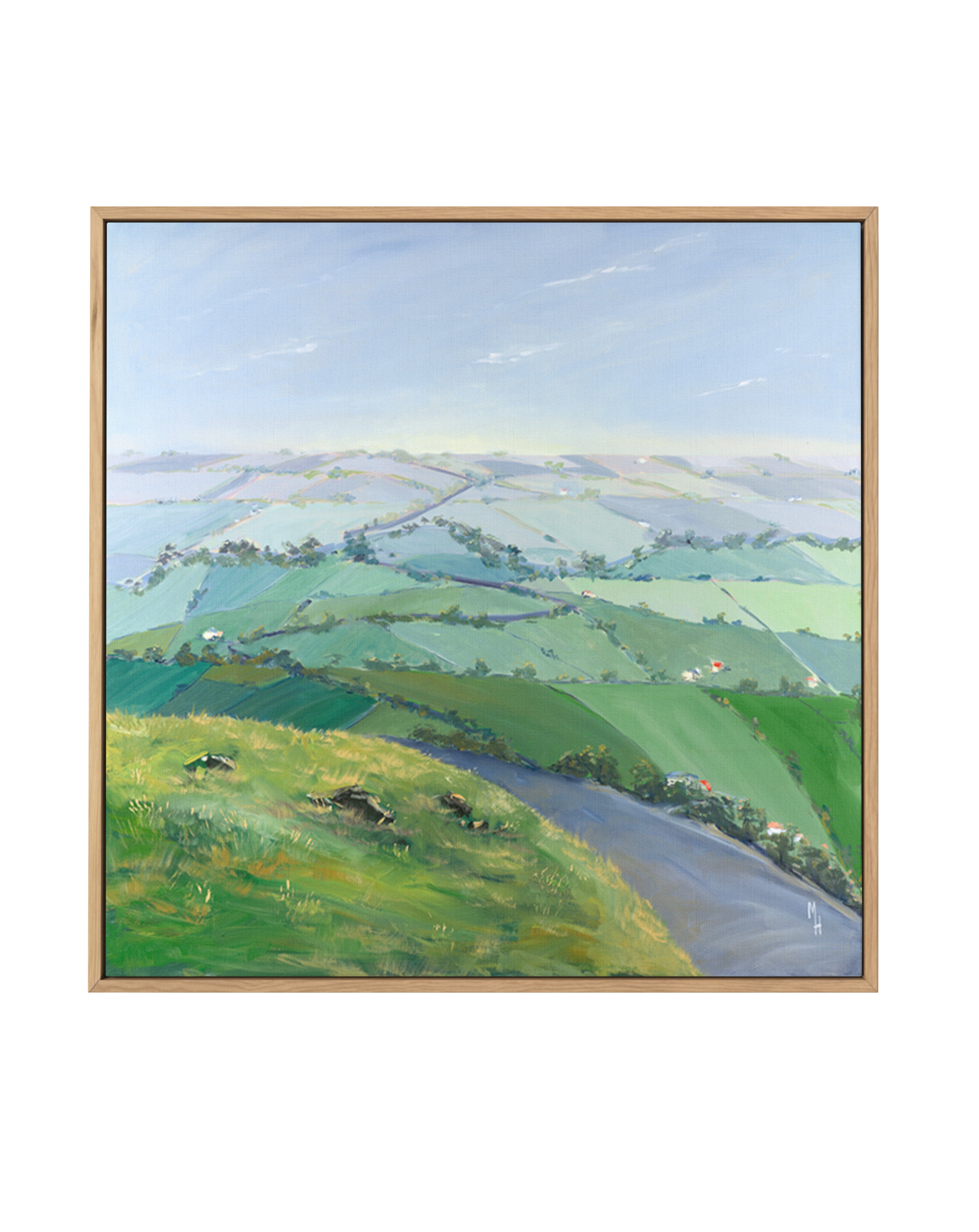 As Far as the Eye can See Winter by Meredith Howse | Framed Canvas Art Print