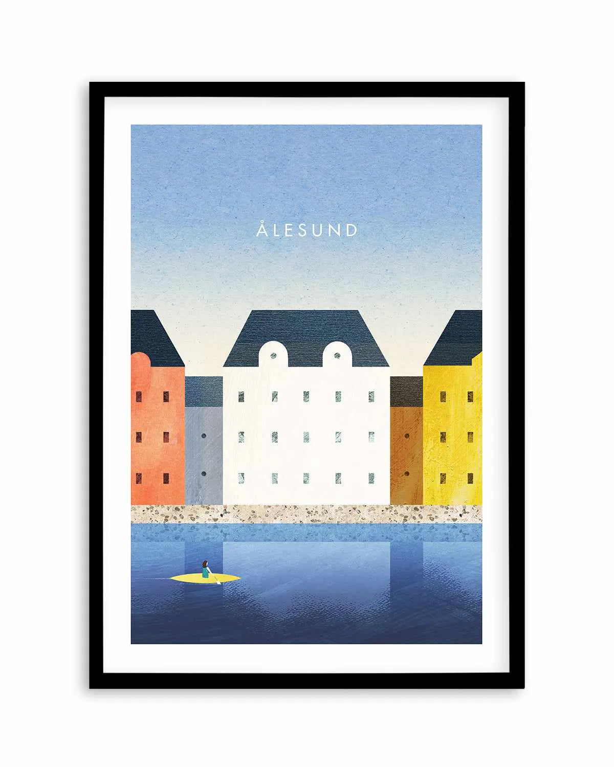Alesund by Henry Rivers Art Print from Olive et Oriel where you can shop wallpaper and artworks online
