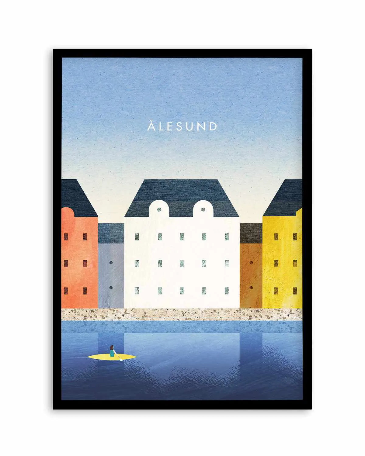 Alesund by Henry Rivers Art Print from Olive et Oriel where you can shop wallpaper and artworks online
