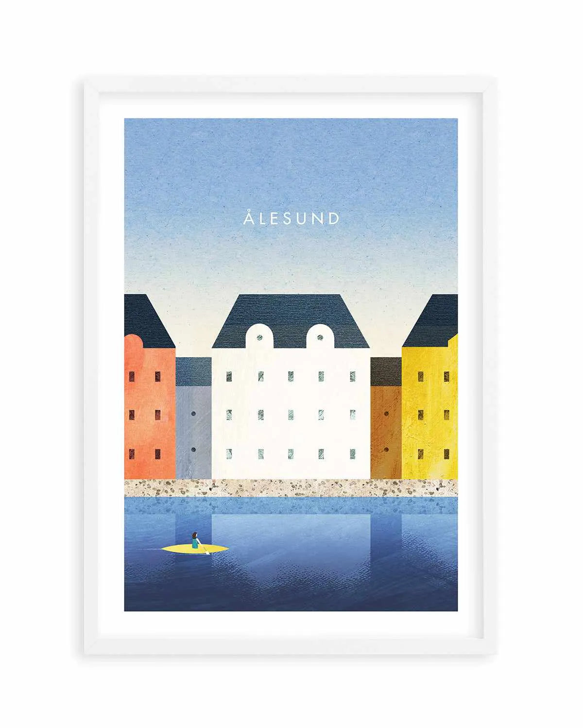 Alesund by Henry Rivers Art Print from Olive et Oriel where you can shop wallpaper and artworks online