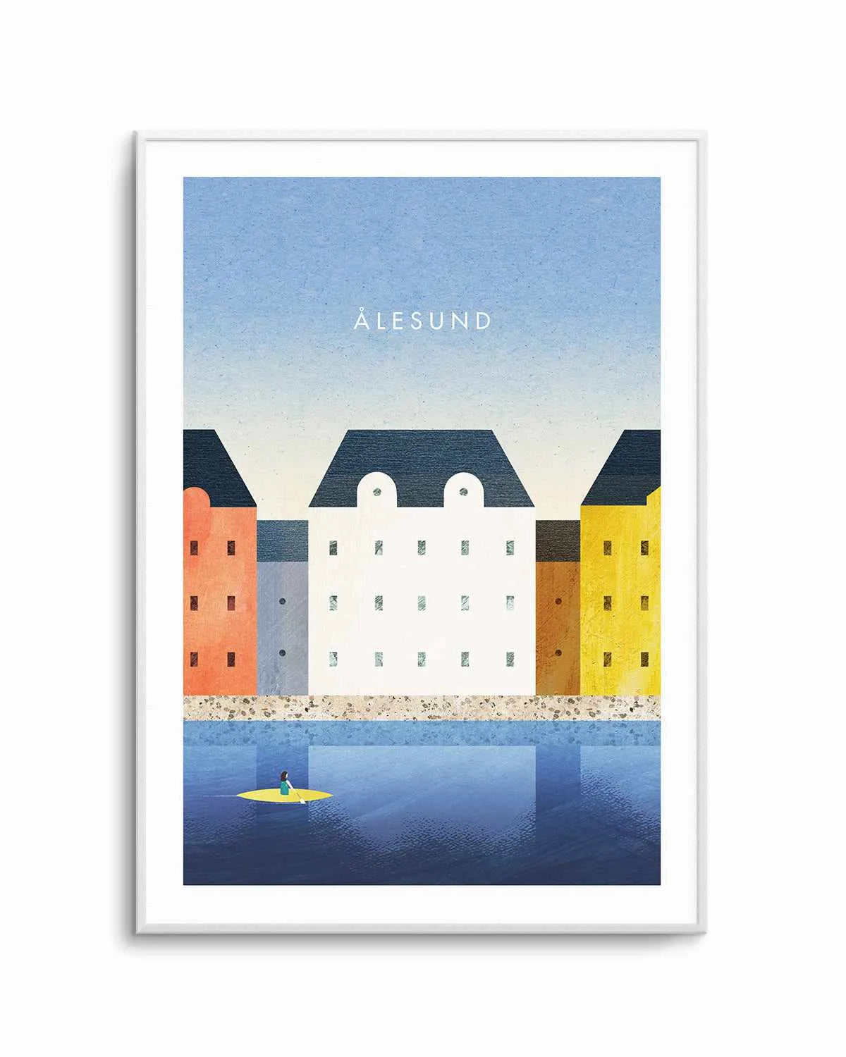 Alesund by Henry Rivers Art Print from Olive et Oriel where you can shop wallpaper and artworks online