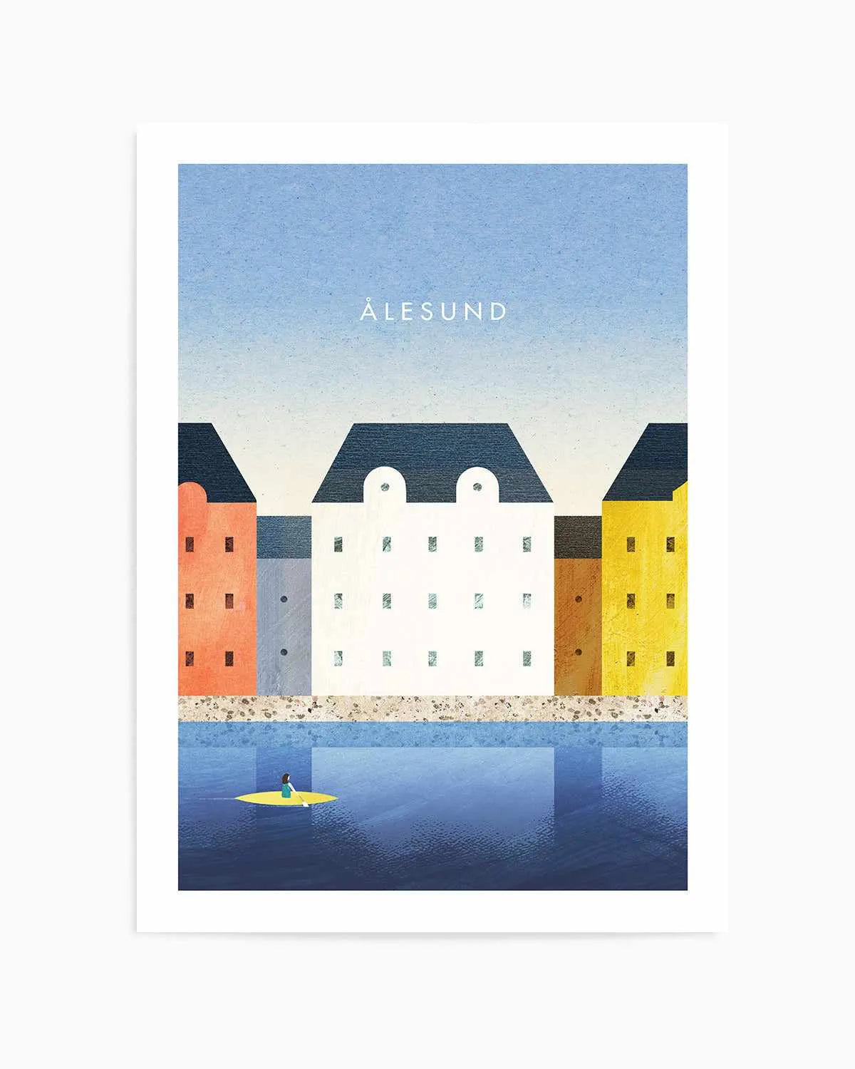 Alesund by Henry Rivers Art Print from Olive et Oriel where you can shop wallpaper and artworks online