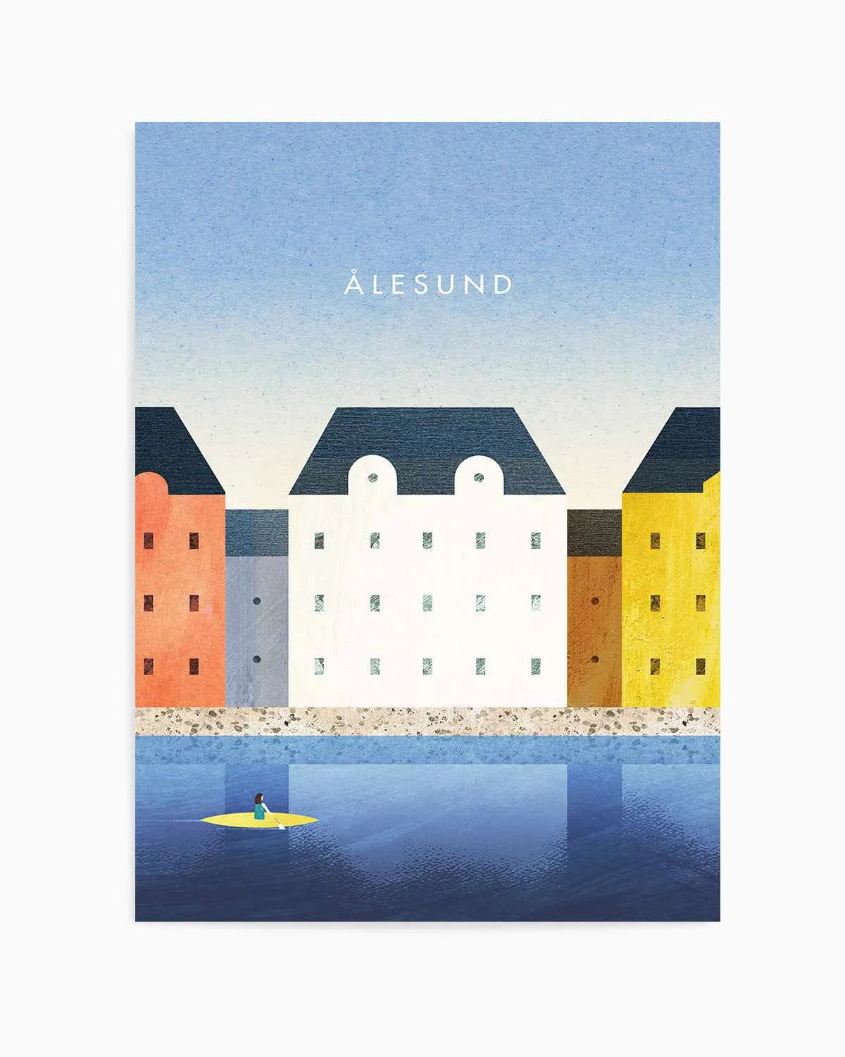 Alesund by Henry Rivers Art Print from Olive et Oriel where you can shop wallpaper and artworks online