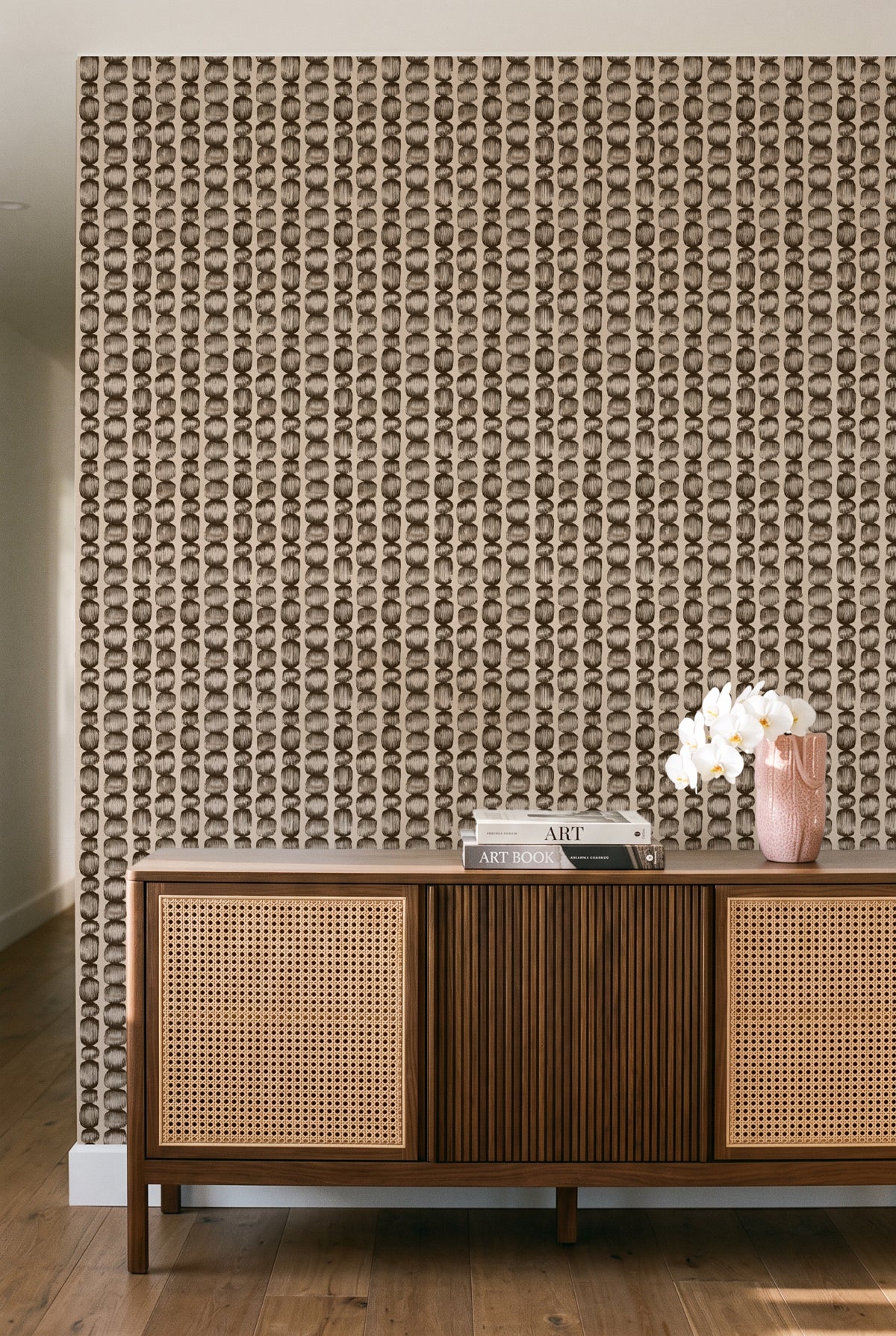 Abacus Stripe Wallpaper