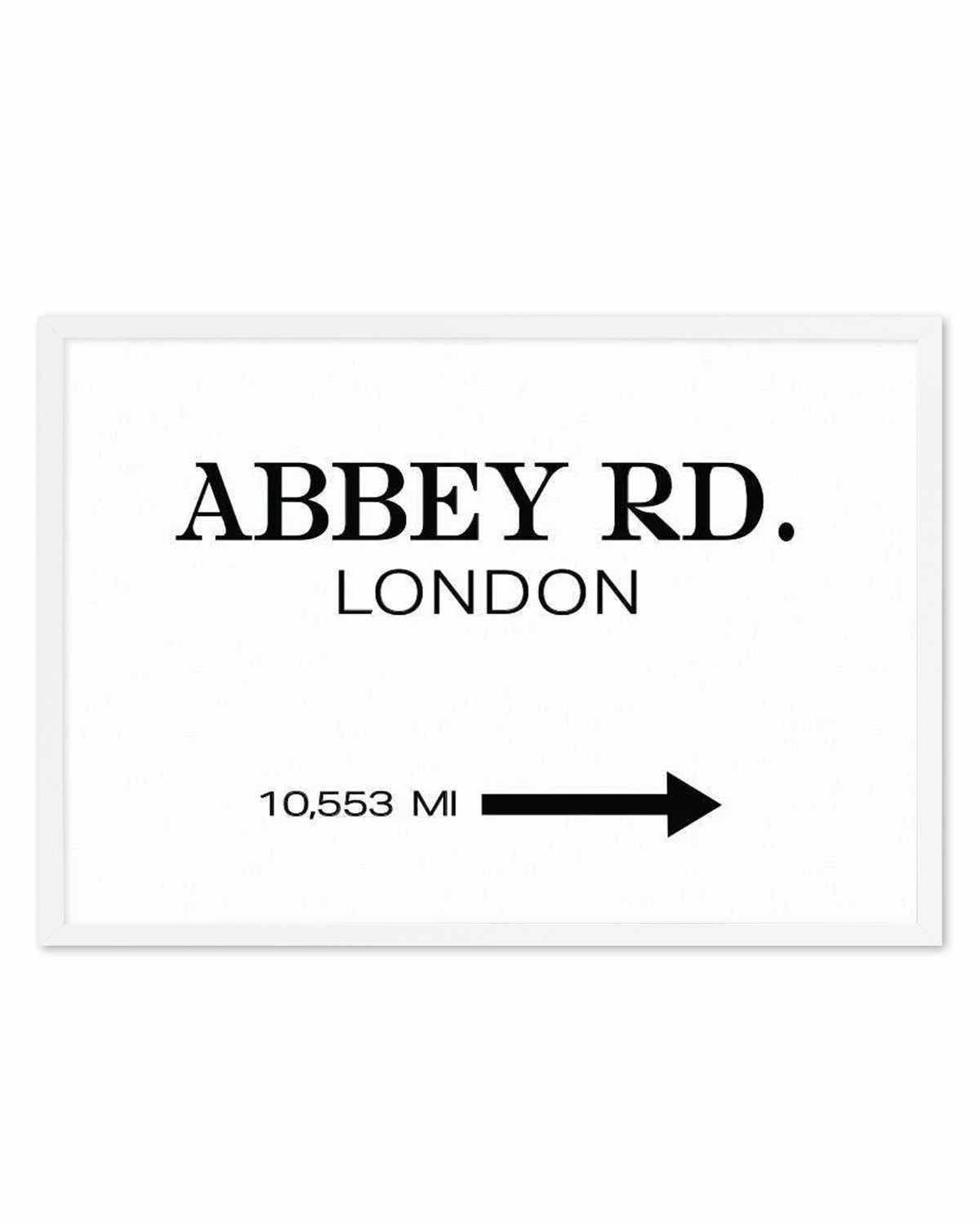 Abbey Road, London Art Print