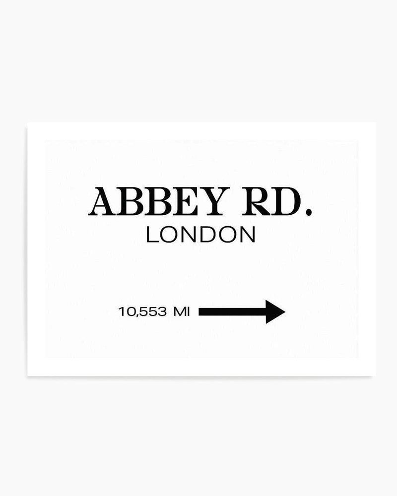 Abbey Road, London Art Print