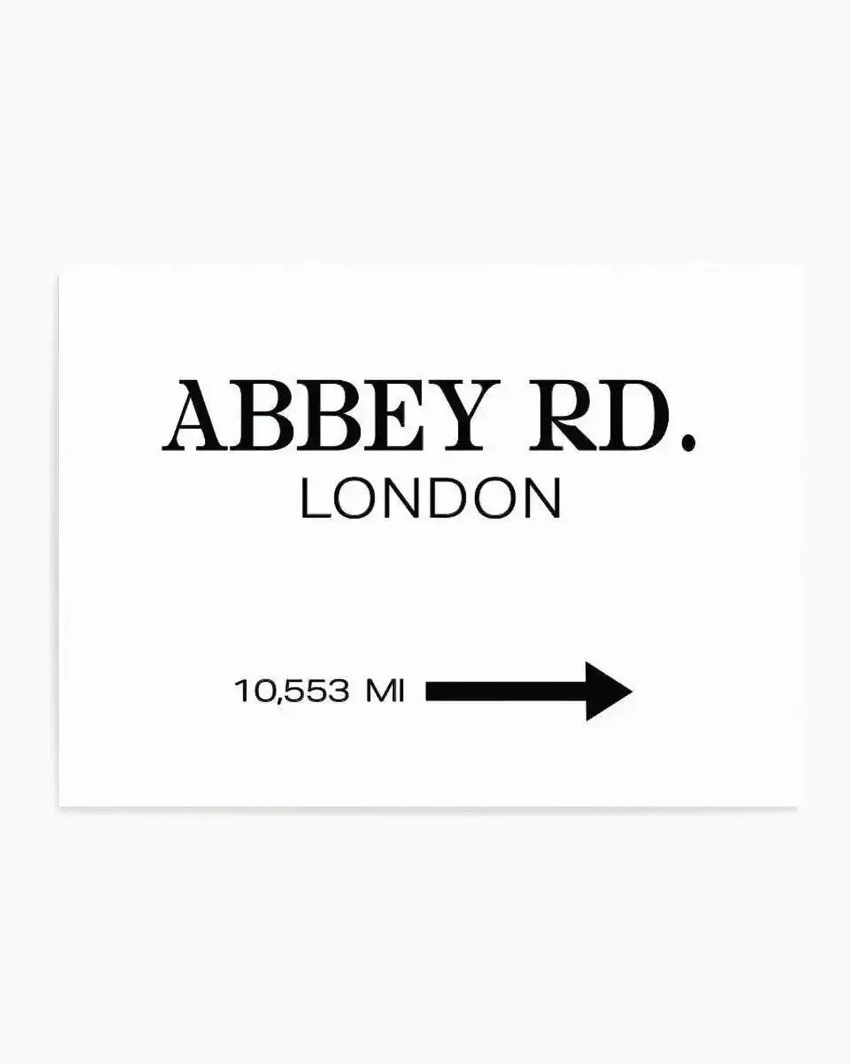 Abbey Road, London Art Print from Olive et Oriel where you can shop wallpaper and artworks online